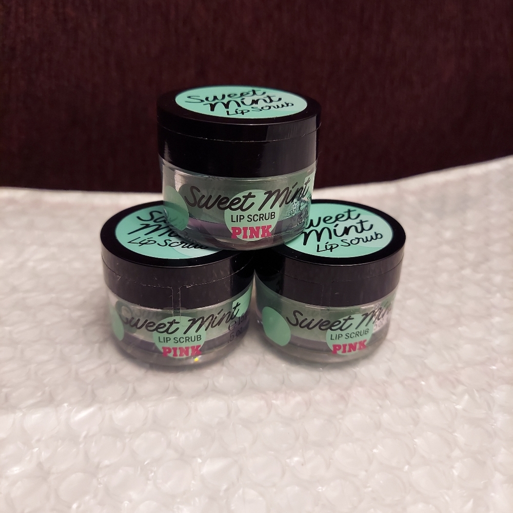 Sweet mint lip scrubs by pink Victoria's secret